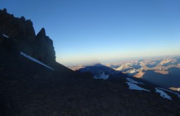 Sombra do Aconcágua vista desde 6400m